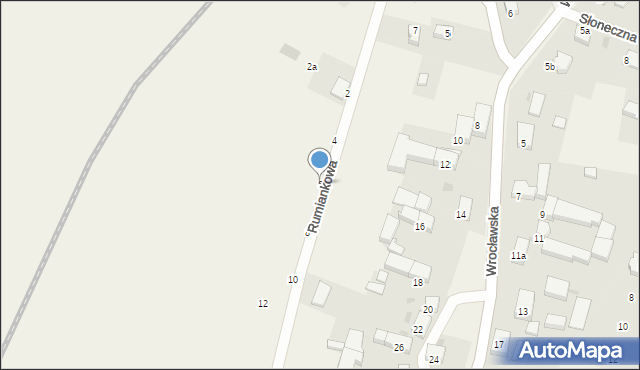 Rogów Sobócki, Rumiankowa, 6, mapa Rogów Sobócki