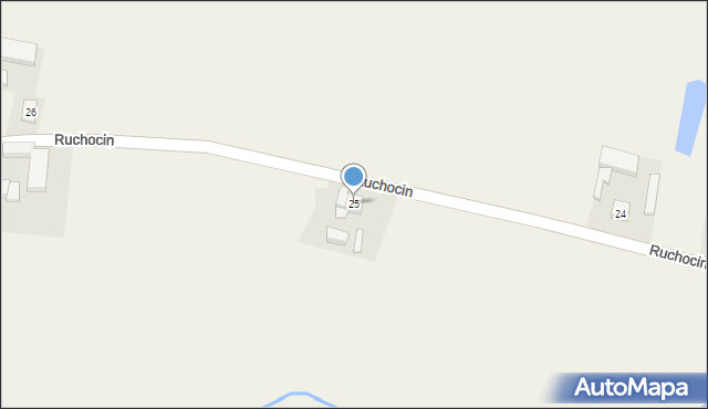 Ruchocin, Ruchocin, 25, mapa Ruchocin