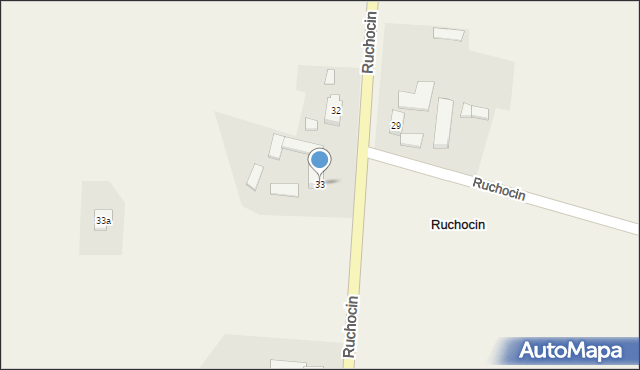 Ruchocin, Ruchocin, 33, mapa Ruchocin