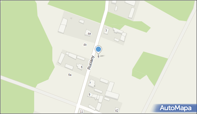 Ruciany, Ruciany, 5, mapa Ruciany