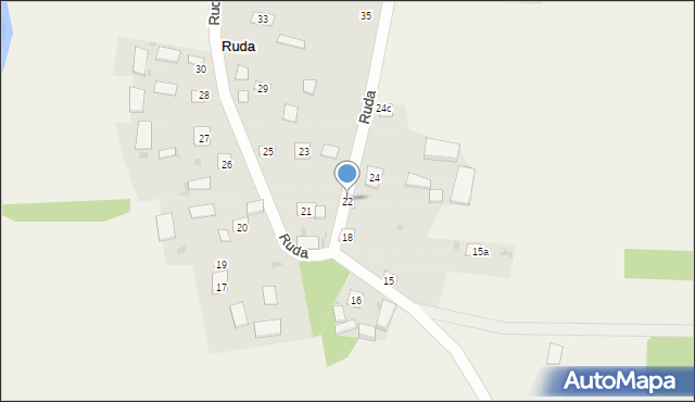 Ruda, Ruda, 22, mapa Ruda