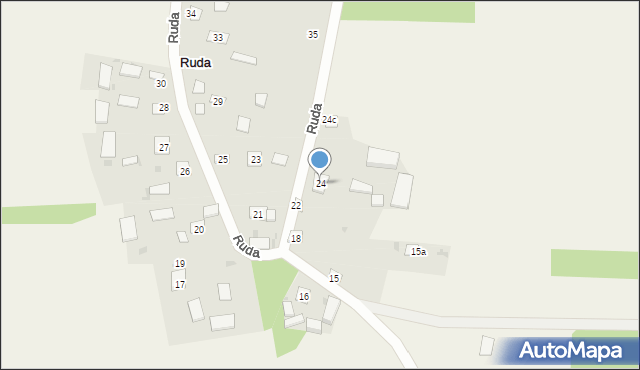 Ruda, Ruda, 24, mapa Ruda