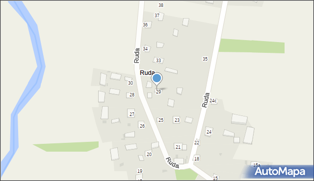 Ruda, Ruda, 31, mapa Ruda