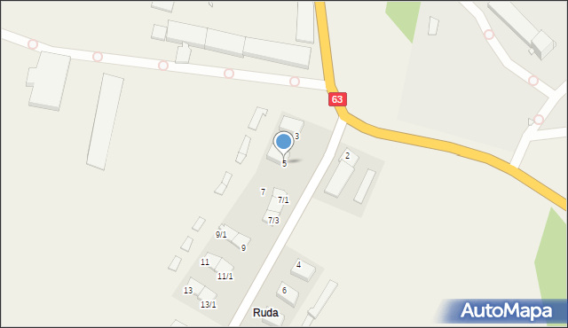 Ruda, Ruda, 5, mapa Ruda