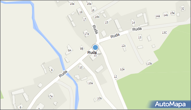 Ruda, Ruda, 11, mapa Ruda