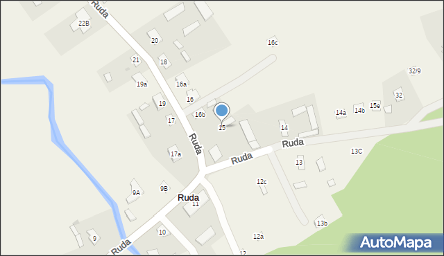 Ruda, Ruda, 15, mapa Ruda