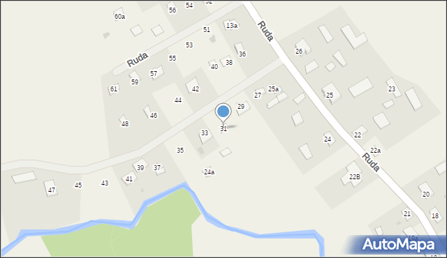 Ruda, Ruda, 31, mapa Ruda