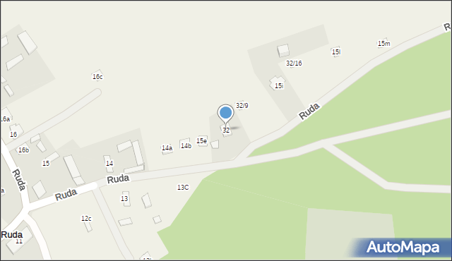 Ruda, Ruda, 32, mapa Ruda