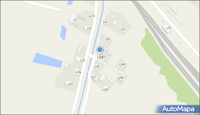 Ruda, Ruda, 119a, mapa Ruda