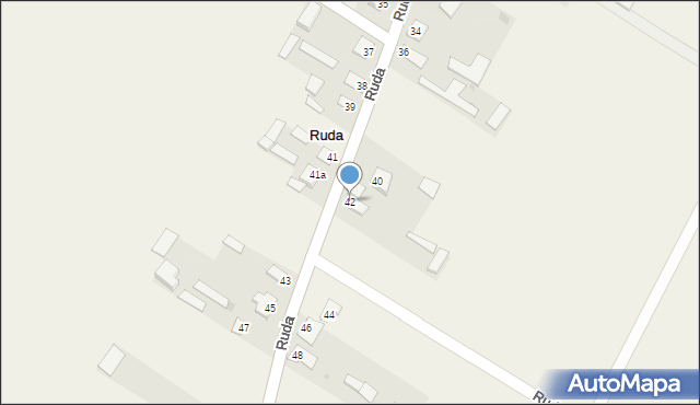 Ruda, Ruda, 42, mapa Ruda
