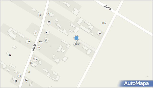 Ruda, Ruda, 52a, mapa Ruda