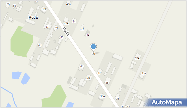 Ruda, Ruda, 39, mapa Ruda