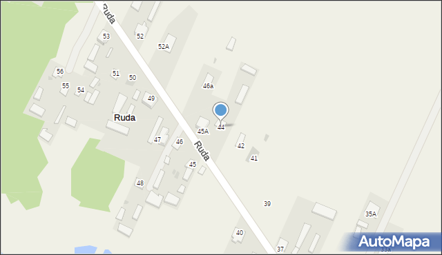 Ruda, Ruda, 44, mapa Ruda