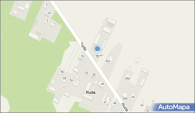 Ruda, Ruda, 52, mapa Ruda