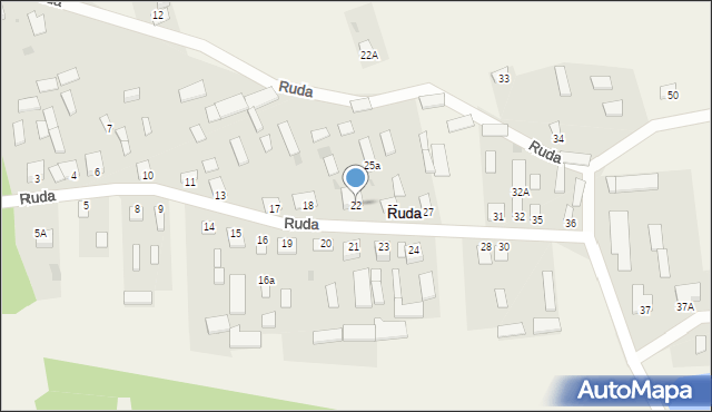 Ruda, Ruda, 22, mapa Ruda