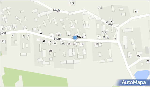 Ruda, Ruda, 23, mapa Ruda