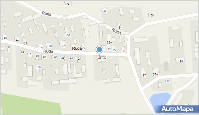 Ruda, Ruda, 28, mapa Ruda