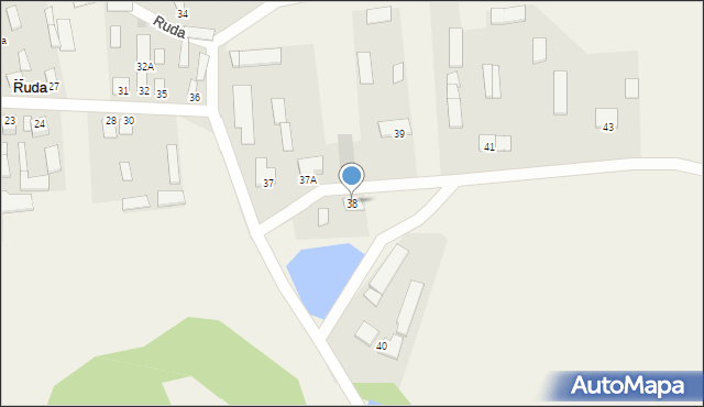 Ruda, Ruda, 38, mapa Ruda