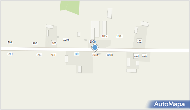 Ruda, Ruda, 101a, mapa Ruda