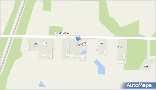 Ruda, Ruda, 108, mapa Ruda