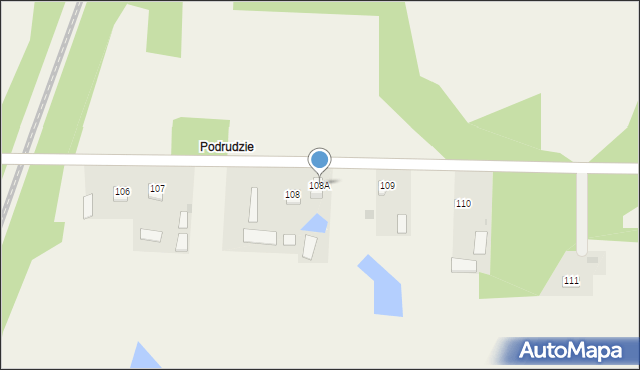 Ruda, Ruda, 108A, mapa Ruda