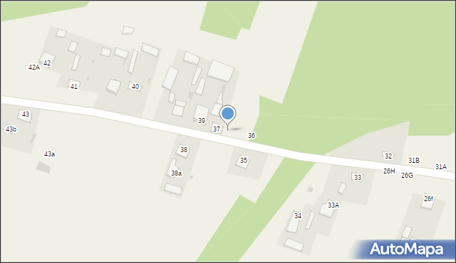 Ruda, Ruda, 37A, mapa Ruda