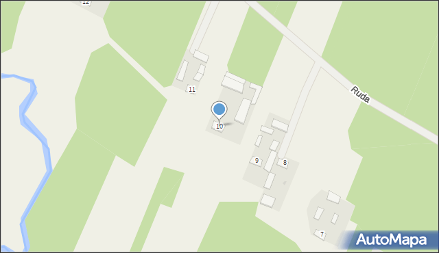 Ruda, Ruda, 10, mapa Ruda