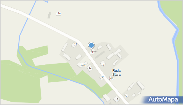 Ruda, Ruda, 11, mapa Ruda