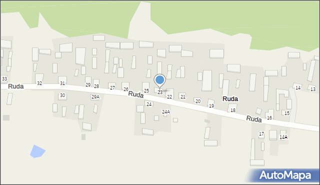 Ruda, Ruda, 23, mapa Ruda