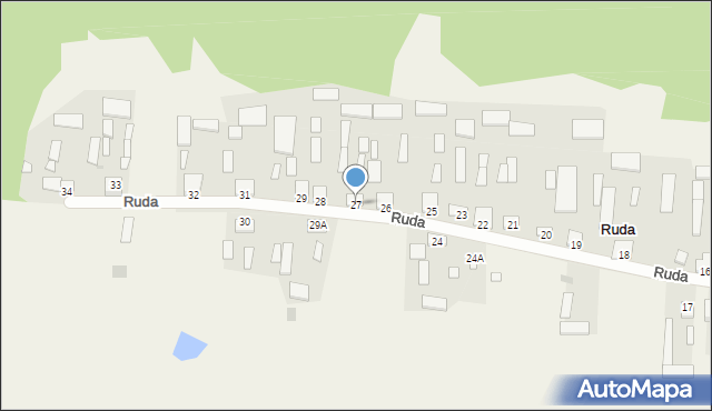Ruda, Ruda, 27, mapa Ruda