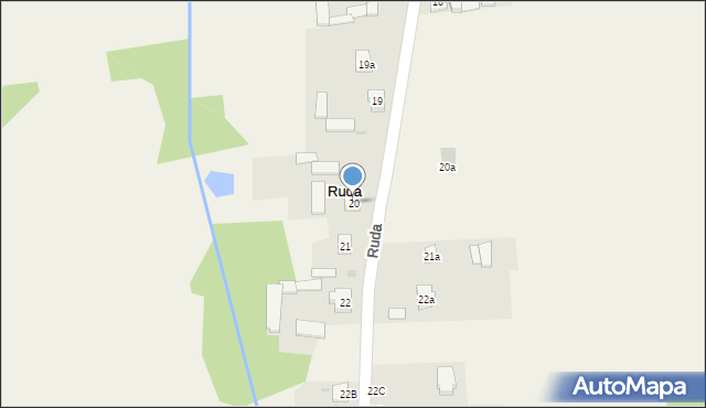 Ruda, Ruda, 20, mapa Ruda