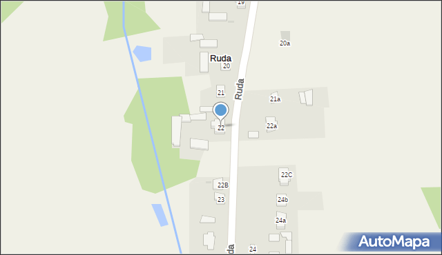 Ruda, Ruda, 22, mapa Ruda