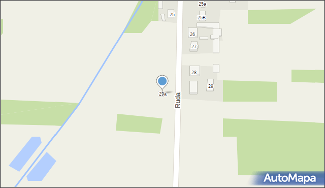 Ruda, Ruda, 29a, mapa Ruda