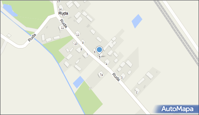 Ruda, Ruda, 5, mapa Ruda