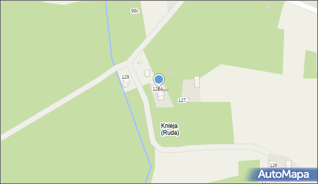 Ruda, Ruda, 128B, mapa Ruda