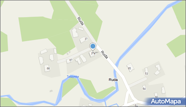 Ruda, Ruda, 37a, mapa Ruda