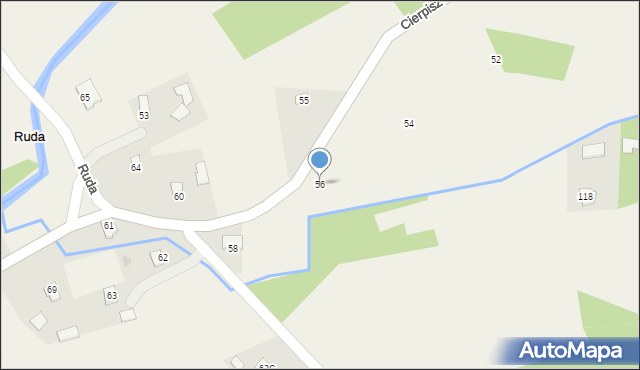 Ruda, Ruda, 56, mapa Ruda