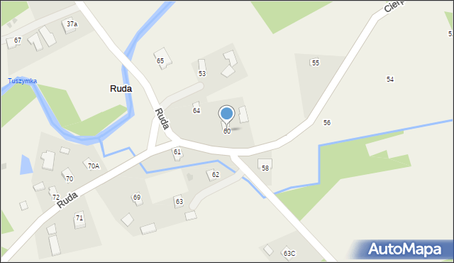 Ruda, Ruda, 60, mapa Ruda