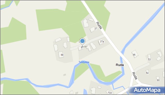 Ruda, Ruda, 67, mapa Ruda