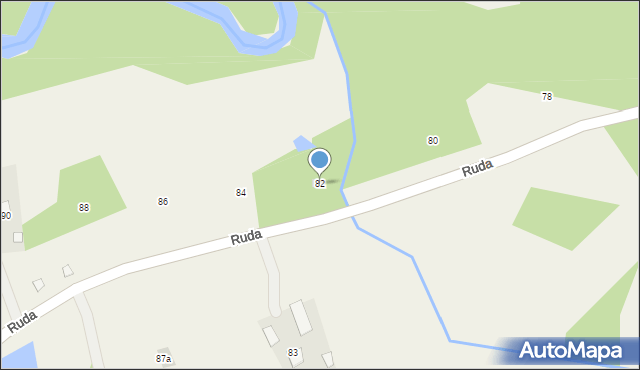 Ruda, Ruda, 82, mapa Ruda