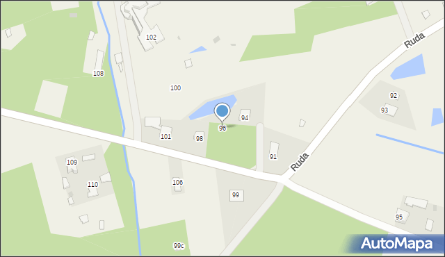 Ruda, Ruda, 96, mapa Ruda