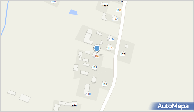 Ruda, Ruda, 107, mapa Ruda