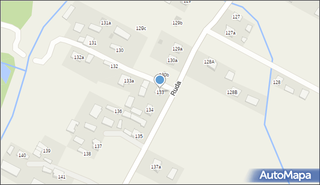 Ruda, Ruda, 133, mapa Ruda