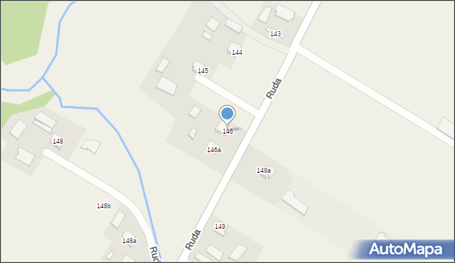 Ruda, Ruda, 146, mapa Ruda