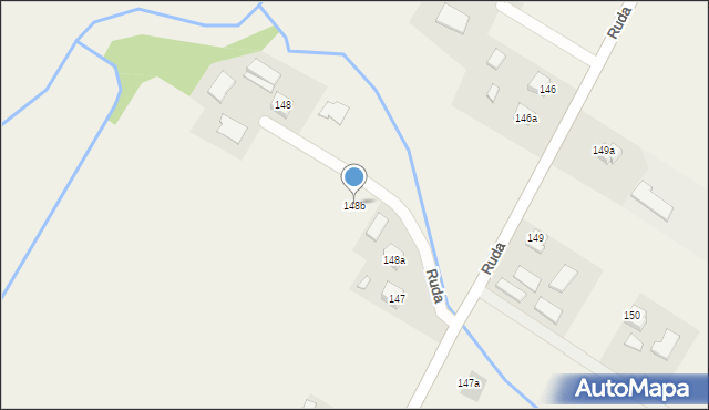Ruda, Ruda, 148b, mapa Ruda