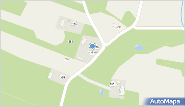 Ruda, Ruda, 287, mapa Ruda