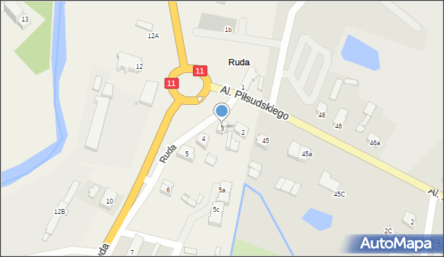 Ruda, Ruda, 3, mapa Ruda