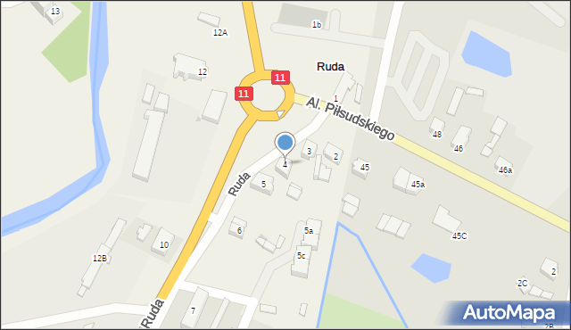 Ruda, Ruda, 4, mapa Ruda