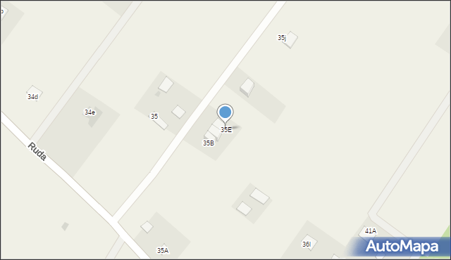 Ruda, Ruda, 35E, mapa Ruda