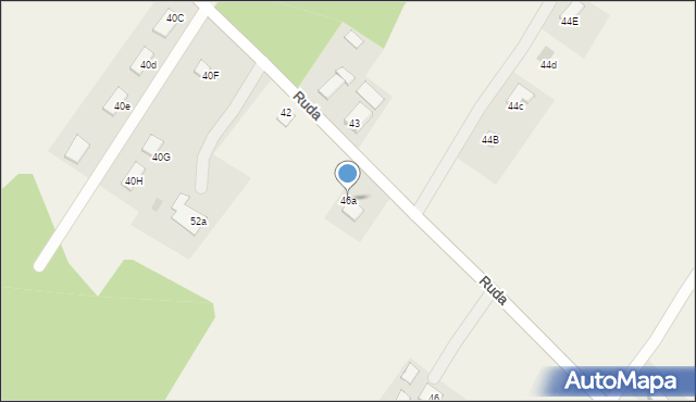 Ruda, Ruda, 46a, mapa Ruda